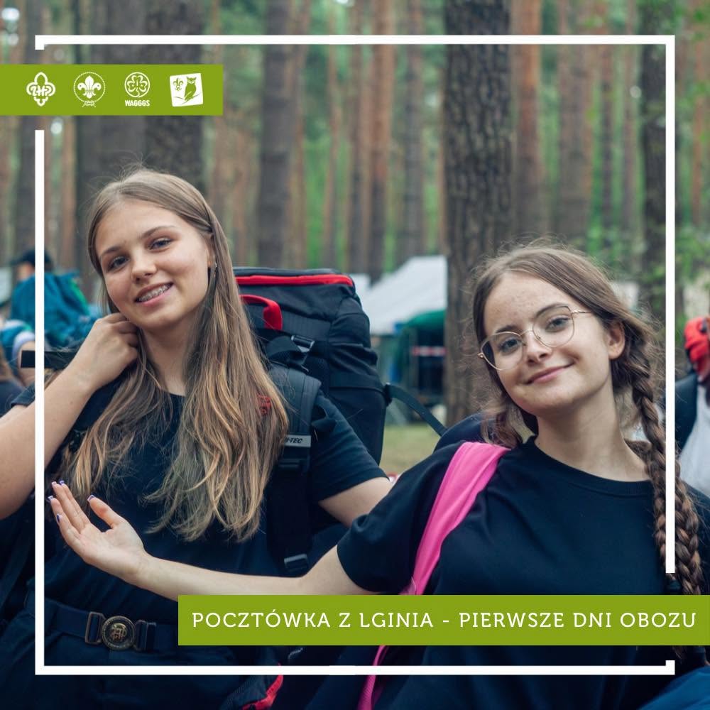 Wyruszyliśmy na obóz harcerski do Lginia!